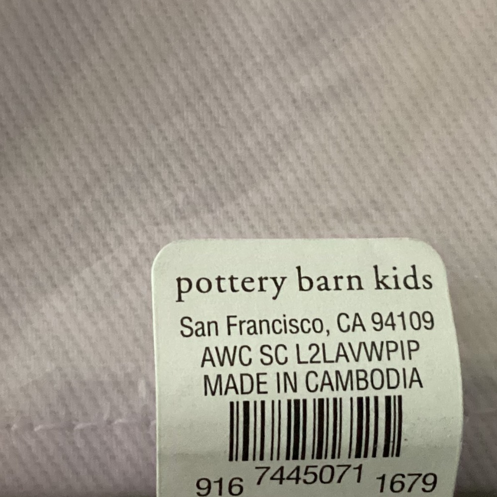 Pottery Barn Kids Anywhere Chair Slip Cover Lavender